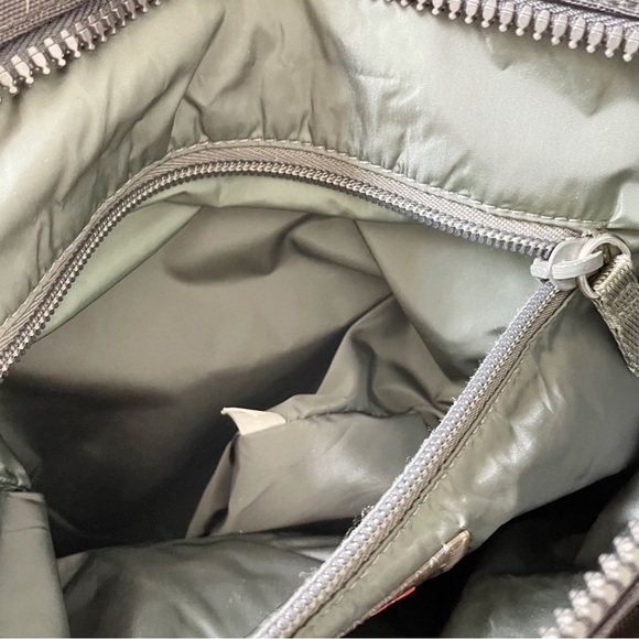 Prada black canvas vintage unisex crossbody bag with pouch - Picture 11 of 13